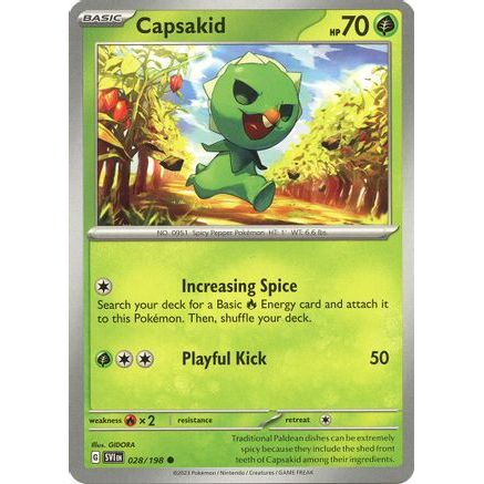 Capsakid - 028/198 28 - SV01 Scarlet & Violet Base Set Reverse Holofoil
