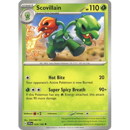 Scovillain - 029/198 29 - SV01 Scarlet & Violet Base Set Reverse Holofoil