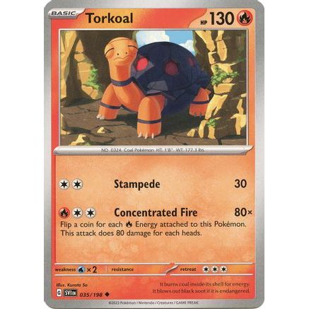 Torkoal 35 - SV01 Scarlet & Violet Base Set Reverse Holofoil
