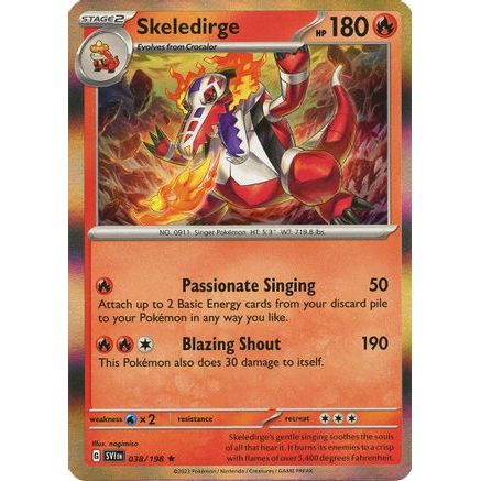 Skeledirge 38 - SV01 Scarlet & Violet Base Set Holofoil