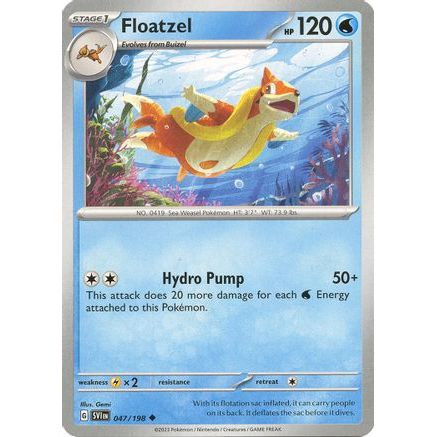 Floatzel 47 - SV01 Scarlet & Violet Base Set Reverse Holofoil