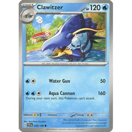 Clawitzer 50 - SV01 Scarlet & Violet Base Set