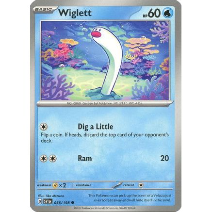 Wiglett - 056/198 56 - SV01 Scarlet & Violet Base Set Reverse Holofoil