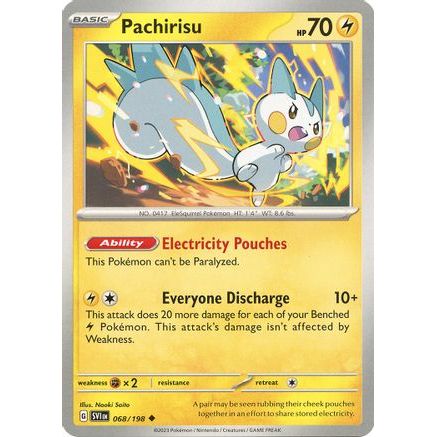 Pachirisu - 068/198 68 - SV01 Scarlet & Violet Base Set Reverse Holofoil
