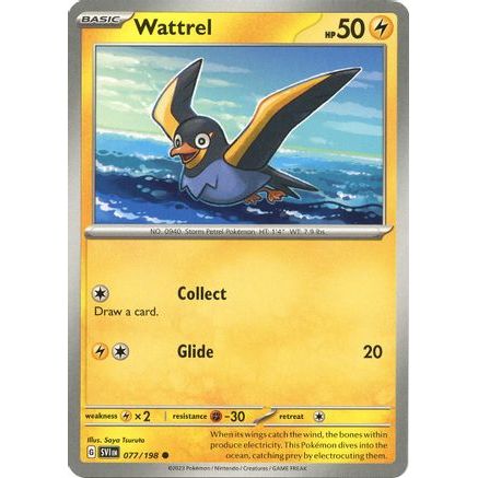 Wattrel - 077/198 77 - SV01 Scarlet & Violet Base Set Reverse Holofoil