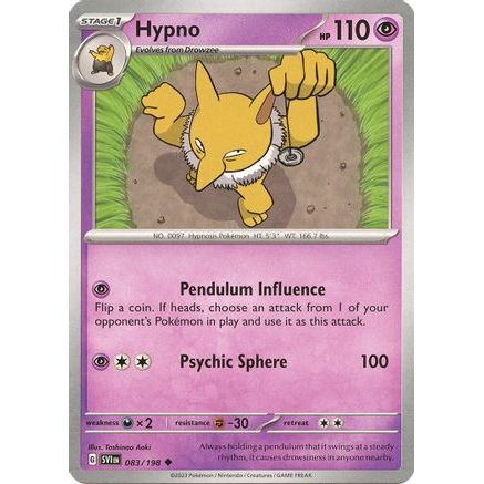 Hypno 83 - SV01 Scarlet & Violet Base Set Reverse Holofoil