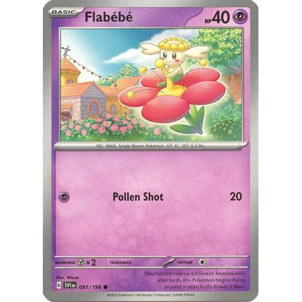 Flabebe 91 - SV01 Scarlet & Violet Base Set Reverse Holofoil