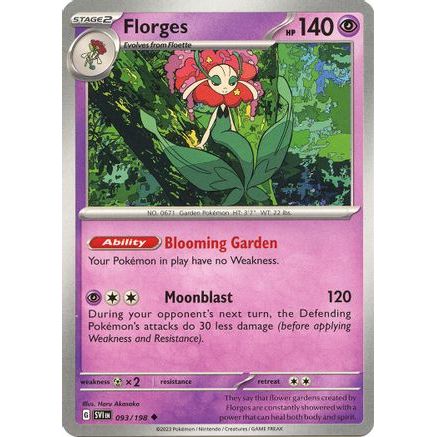 Florges 93 - SV01 Scarlet & Violet Base Set Reverse Holofoil