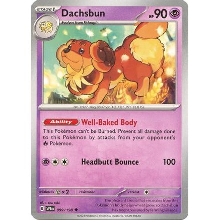 Dachsbun 99 - SV01 Scarlet & Violet Base Set Reverse Holofoil