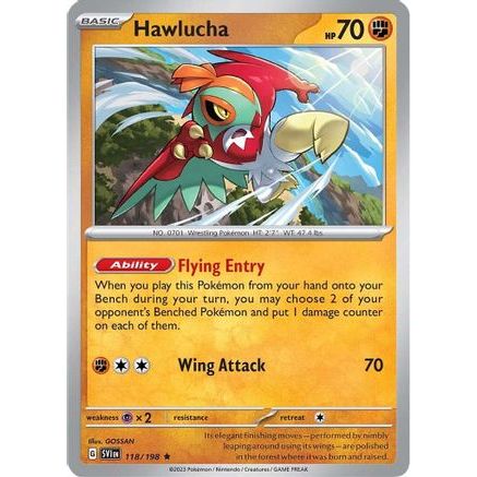 Hawlucha 118 - SV01 Scarlet & Violet Base Set Holofoil