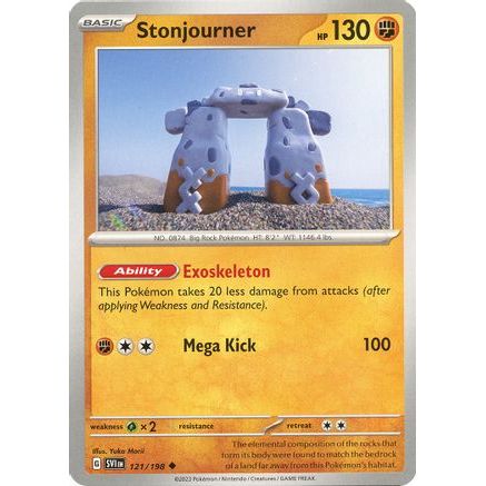 Stonjourner 121 - SV01 Scarlet & Violet Base Set Reverse Holofoil