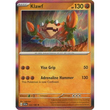 Klawf - 122/198 122 - SV01 Scarlet & Violet Base Set Reverse Holofoil