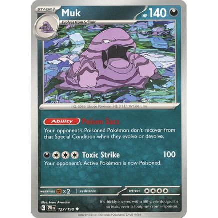 Muk 127 - SV01 Scarlet & Violet Base Set Reverse Holofoil