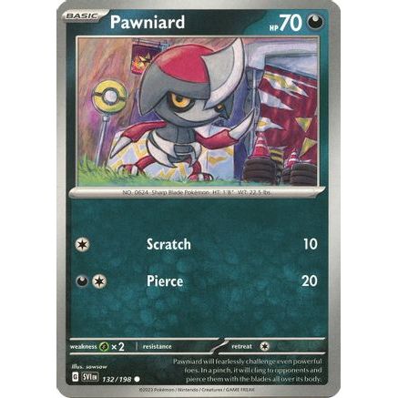 Pawniard 132 - SV01 Scarlet & Violet Base Set Reverse Holofoil