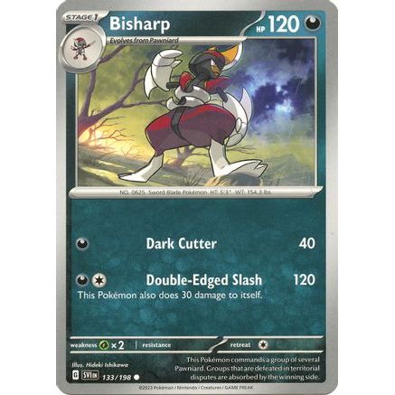 Bisharp 133 - SV01 Scarlet & Violet Base Set Reverse Holofoil