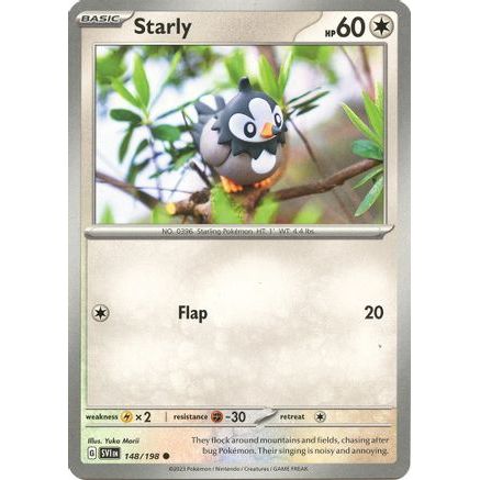 Starly - 148/198 148 - SV01 Scarlet & Violet Base Set Reverse Holofoil