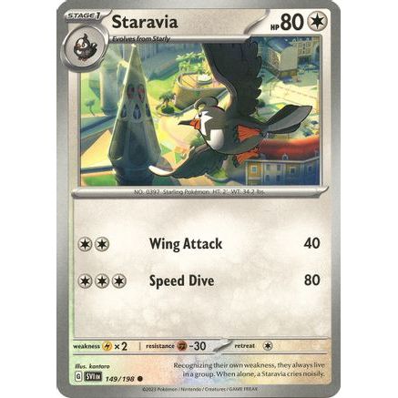 Staravia 149 - SV01 Scarlet & Violet Base Set Reverse Holofoil