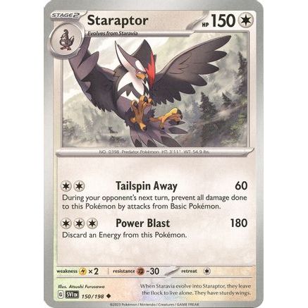 Staraptor 150 - SV01 Scarlet & Violet Base Set Reverse Holofoil
