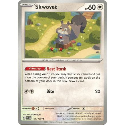 Skwovet - 151/198 151 - SV01 Scarlet & Violet Base Set Reverse Holofoil