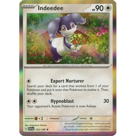 Indeedee 153 - SV01 Scarlet & Violet Base Set Reverse Holofoil