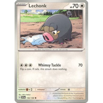 Lechonk - 156/198 156 - SV01 Scarlet & Violet Base Set