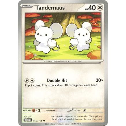 Tandemaus - 160/198 160 - SV01 Scarlet & Violet Base Set Reverse Holofoil