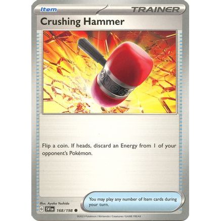 Crushing Hammer 168 - SV01 Scarlet & Violet Base Set Reverse Holofoil