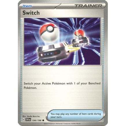 Switch 194 - SV01 Scarlet & Violet Base Set Reverse Holofoil