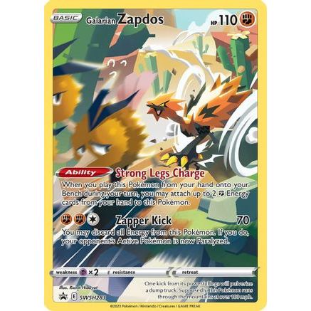 Galarian Zapdos - SWSH283 SWSH283 - SWSH Sword & Shield Promo Cards Holofoil