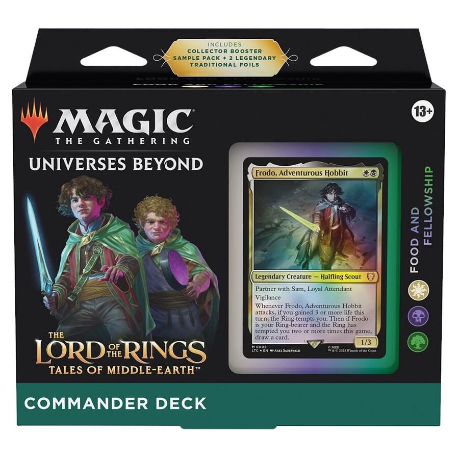 Magic the Gathering: Food and Fellowship Commander Deck - Lord of the Rings Tales of Middle-Earth