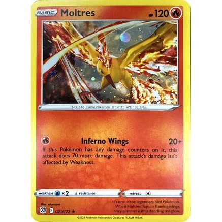Moltres (Cosmos Holo) 21 - Miscellaneous Cards & Products Holofoil