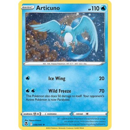 Articuno (Cosmos Holo) 36 - Miscellaneous Cards & Products Holofoil