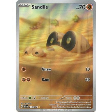Sandile - 216/198 216 - SV01 Scarlet & Violet Base Set Holofoil