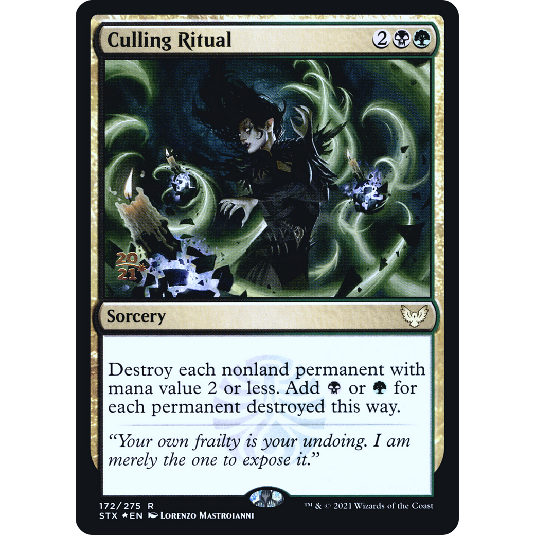 Culling Ritual (PRE-172) - Strixhaven: School of Mages Promos Foil