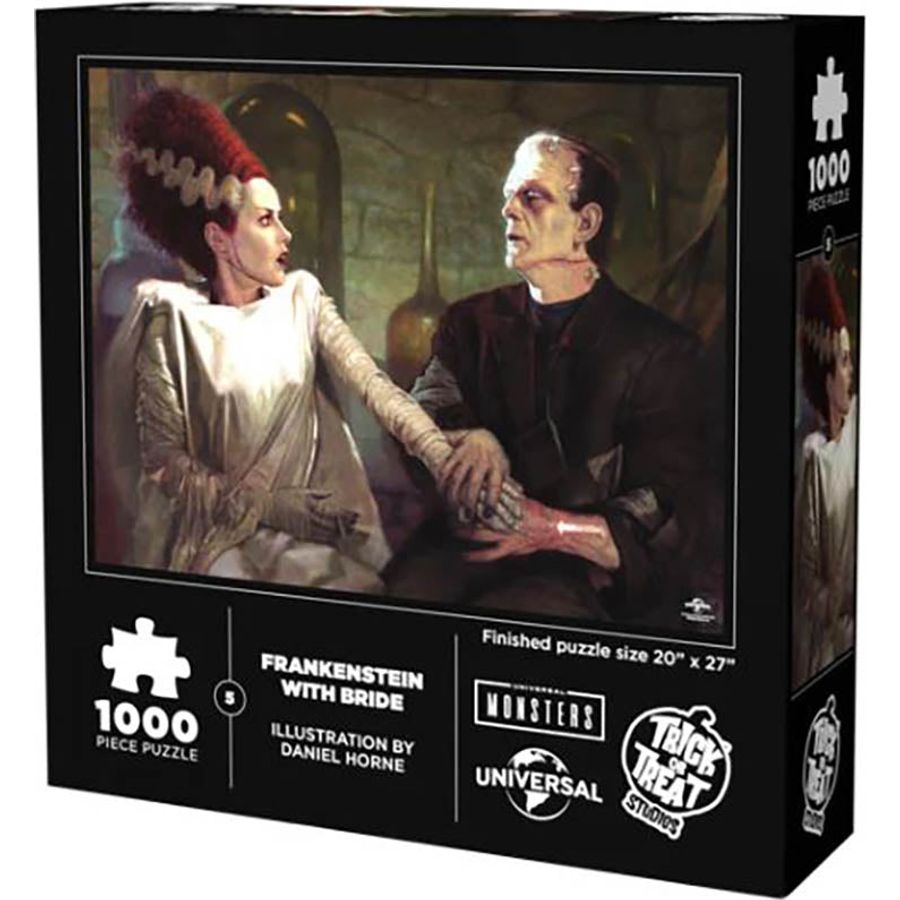 Puzzle: Frankenstein with Bride 1000pc