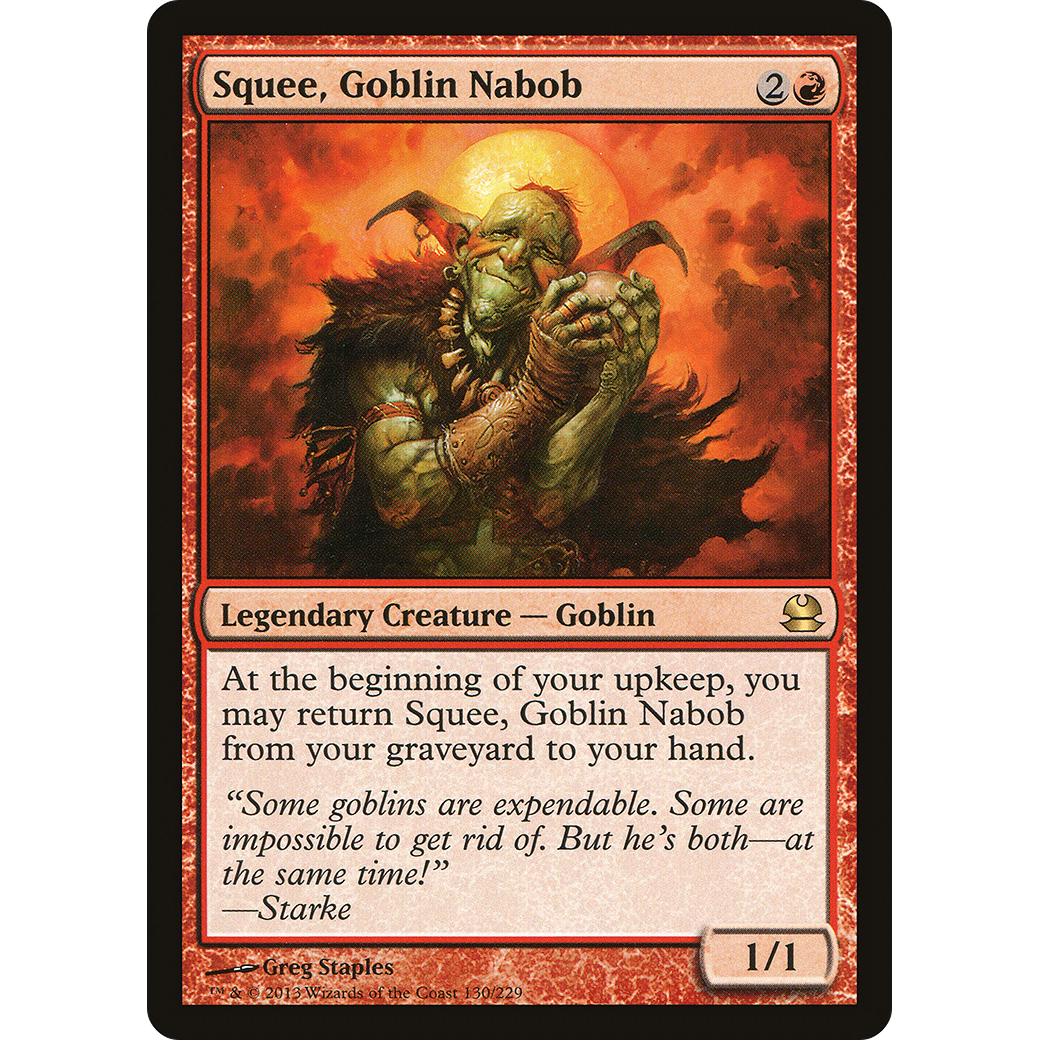Squee, Goblin Nabob (MMA-130) - Modern Masters