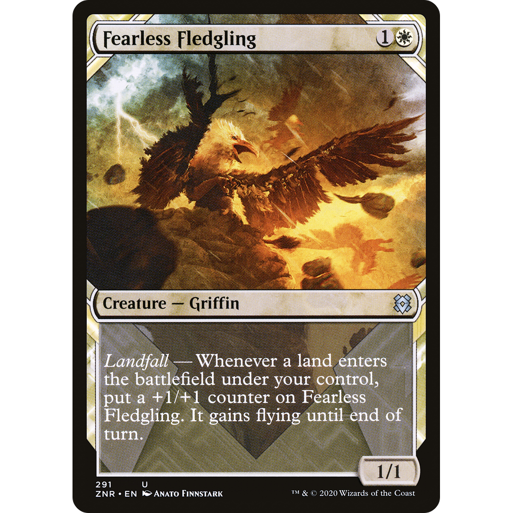 Fearless Fledgling (Showcase) (ZNR-291) - Zendikar Rising: (Showcase)
