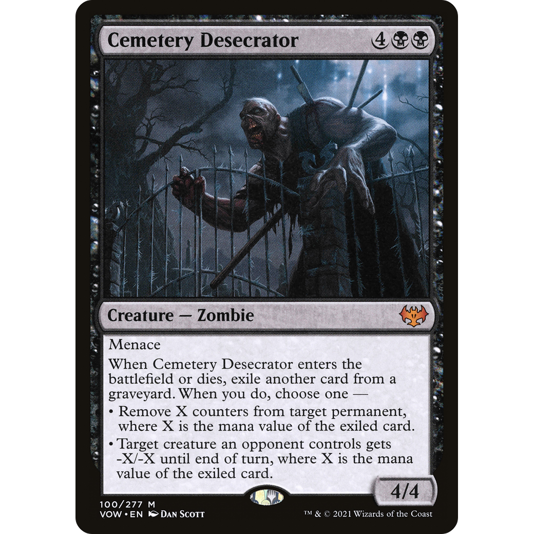 Cemetery Desecrator (VOW-100) - Innistrad: Crimson Vow Foil