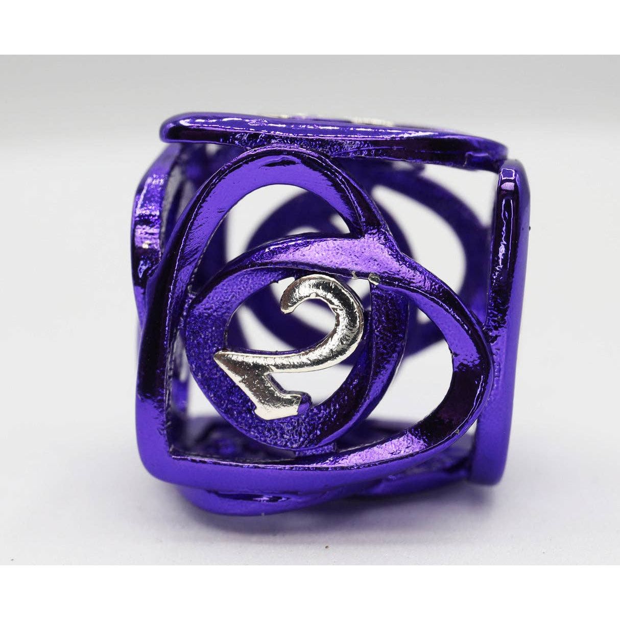 Hollow Hearts: Purple - Metal RPG Dice Set