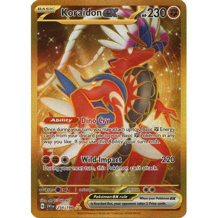 Koraidon ex - 254/198 254 - SV01 Scarlet & Violet Base Set Holofoil