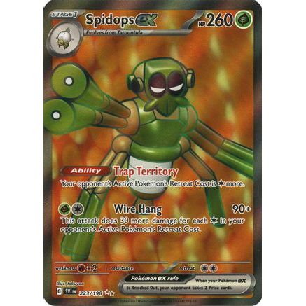 Spidops ex - 223/198 223 - SV01 Scarlet & Violet Base Set Holofoil