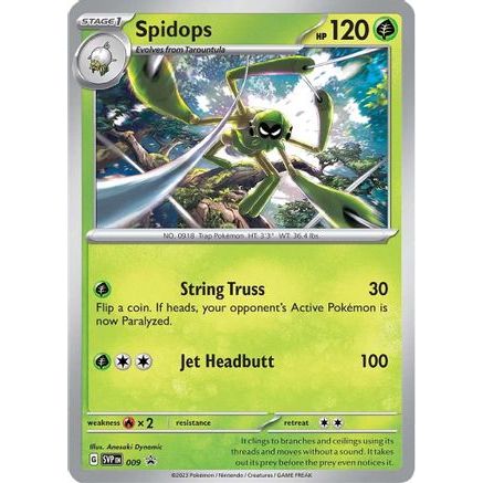 Spidops - 009 9 - SV Scarlet & Violet Promo Cards Holofoil