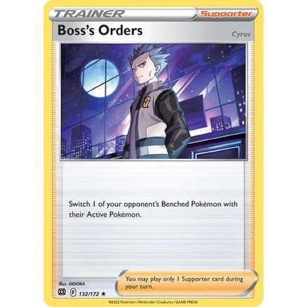 Boss's Orders (Cyrus) - 132/172 (Cosmos Holo) 132 - Miscellaneous Cards & Products Holofoil