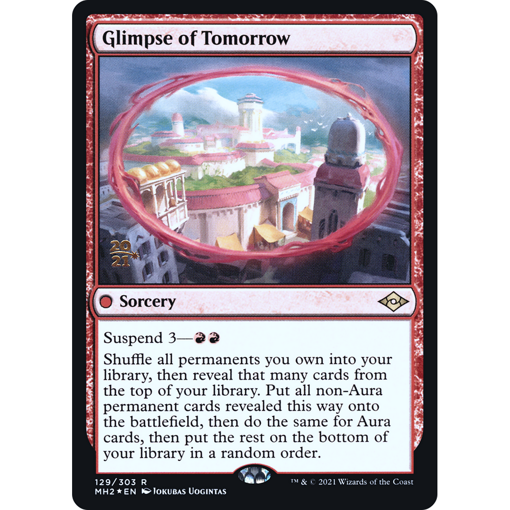 Glimpse of Tomorrow (PRE-129) - Modern Horizons 2 Promos Foil