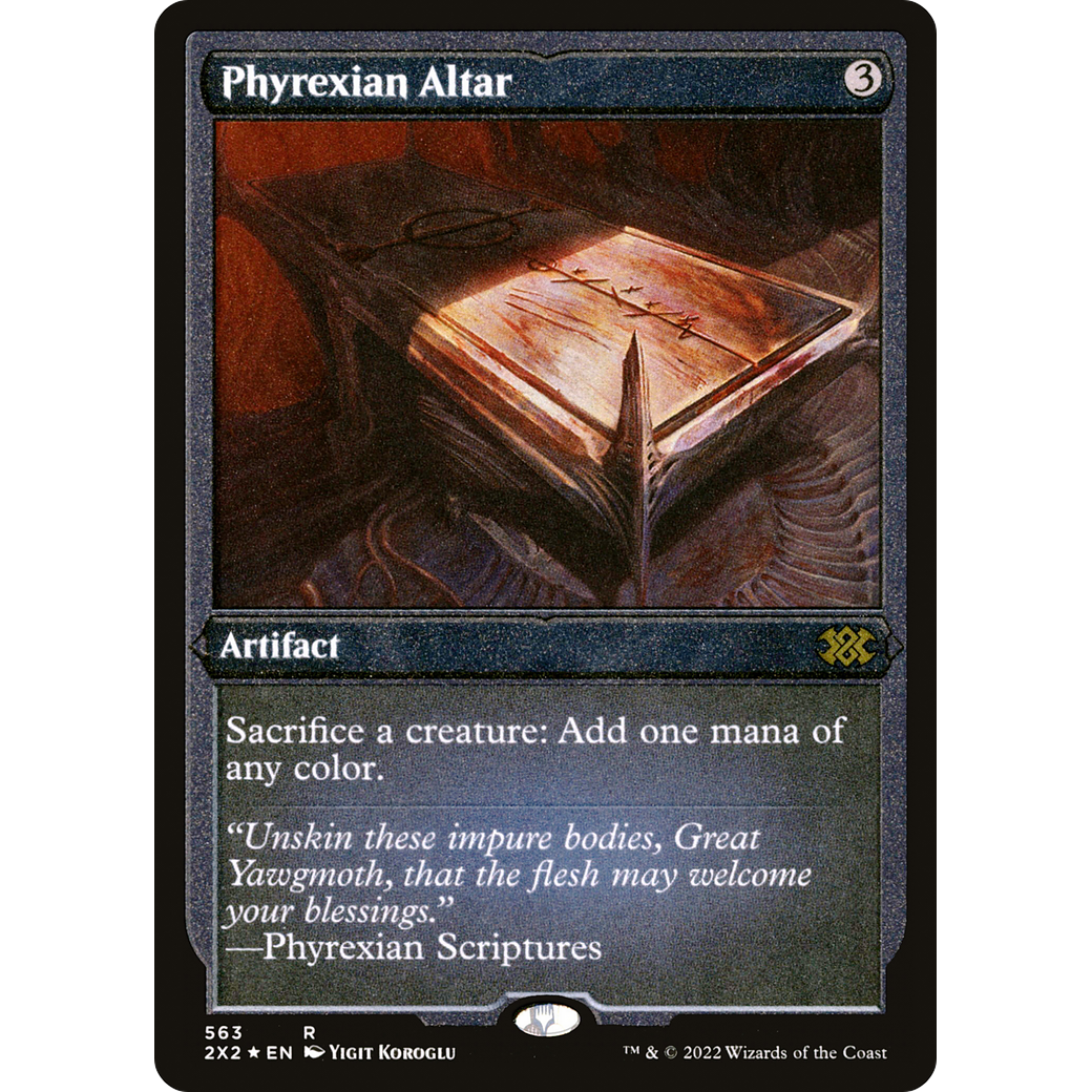 Phyrexian Altar (Foil Etched) (2X2-563) - Double Masters 2022 Foil