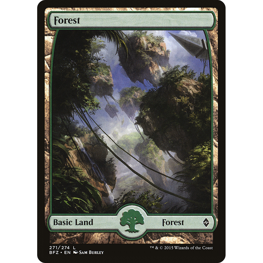 Forest (271) - Full Art (BFZ-271) - Battle for Zendikar