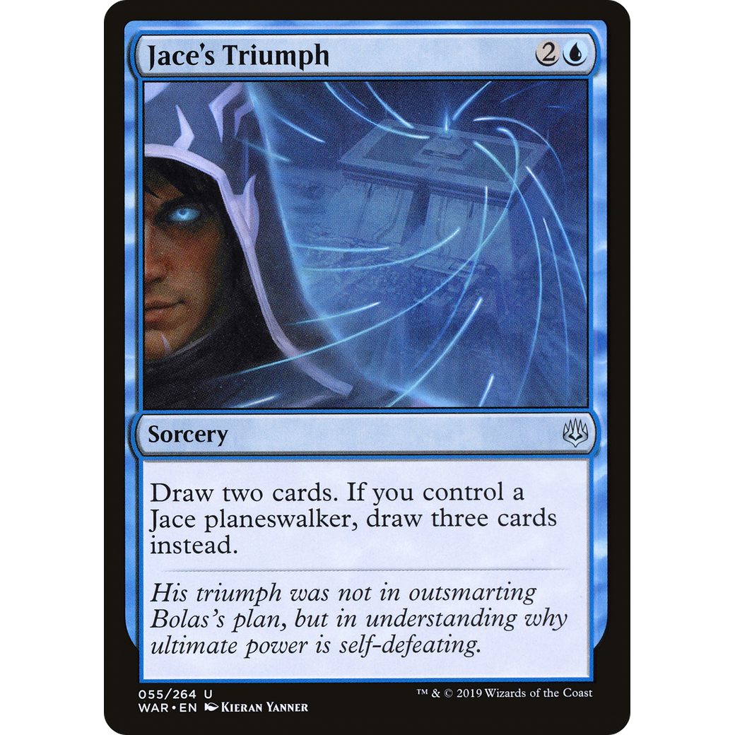 Jace's Triumph (WAR-055) - War of the Spark Foil