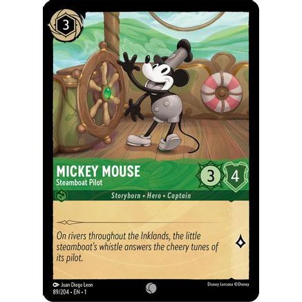 Mickey Mouse - Steamboat Pilot (89/204) - The First Chapter Cold Foil