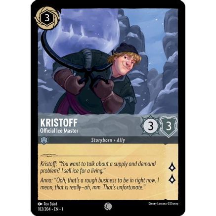 Kristoff - Official Ice Master (182/204) - The First Chapter Cold Foil