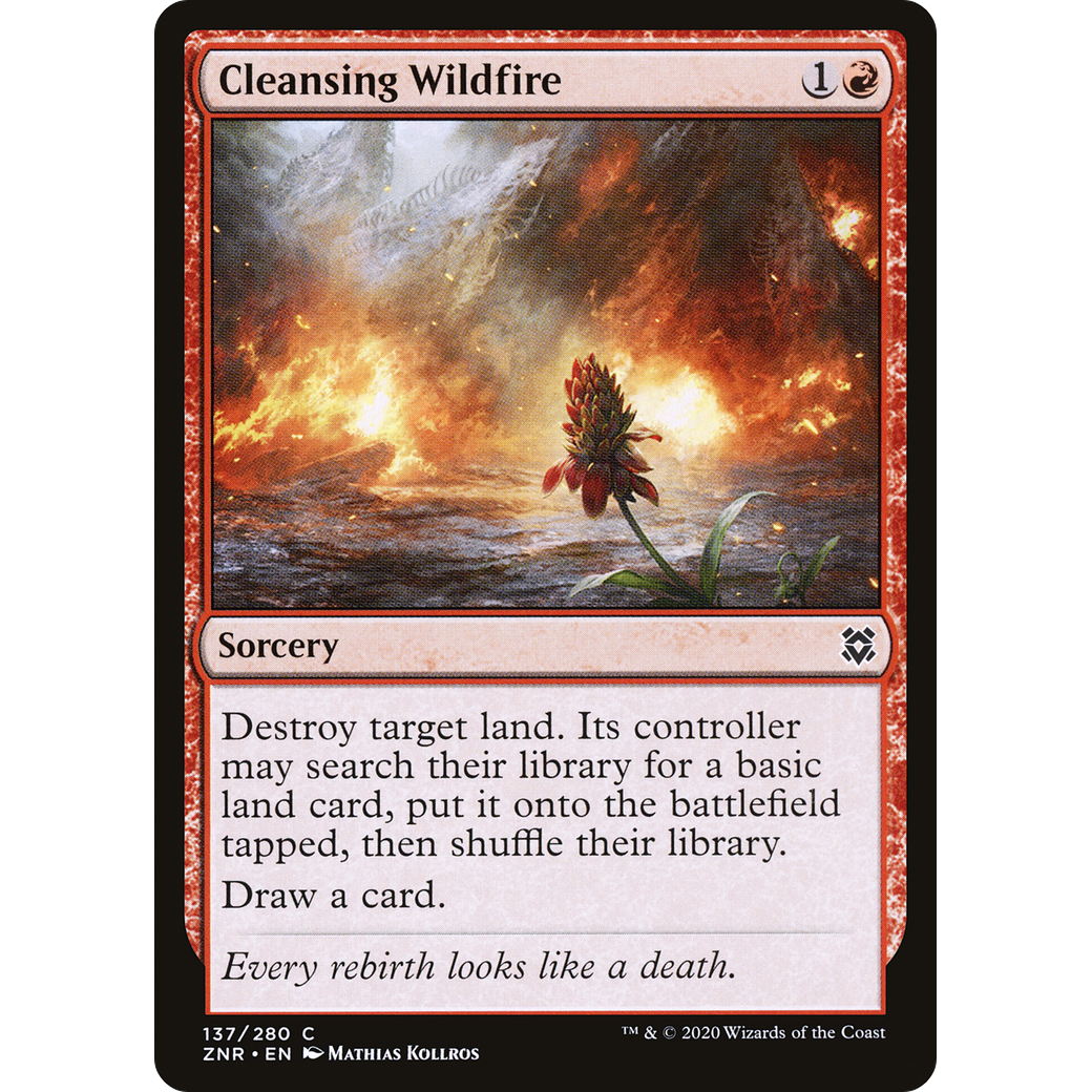 Cleansing Wildfire (ZNR-137) - Zendikar Rising Foil